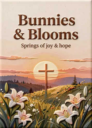 Sunrise Easter, Easter card cover