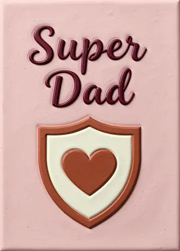 No. 1 Tough But Soft, Father’s Day card cover