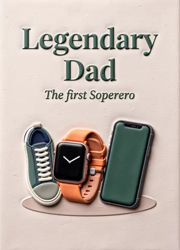 Smartwatch Dad, Father’s Day card cover
