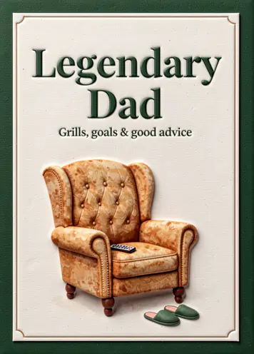 Armchair King, Father’s Day card cover