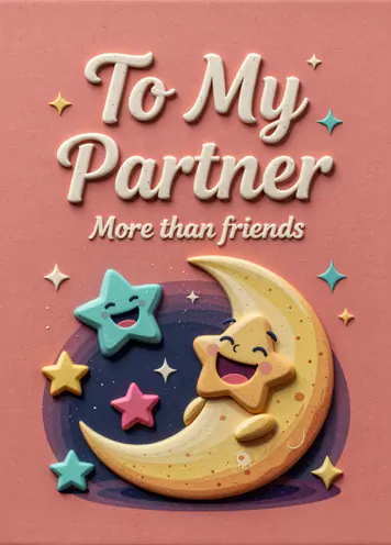 Inside Joke Stars, friendship card cover