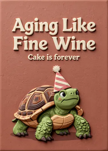 Old As Dirt Joke, funny birthday card cover