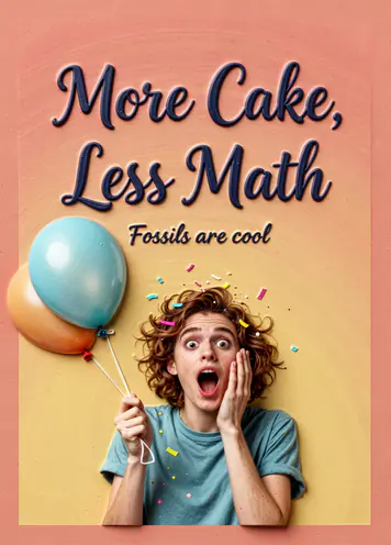 Balloon Explosion, funny birthday card cover