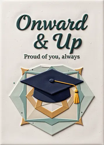 Kaleidoscope, graduation card cover