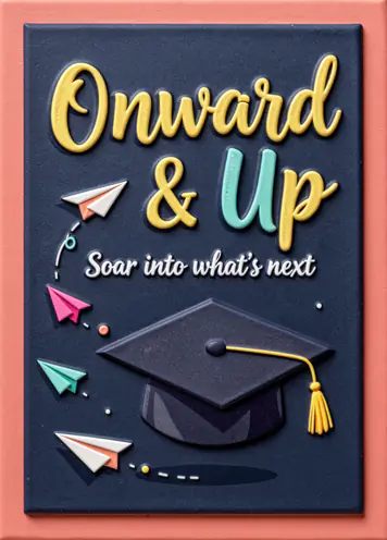 Paper Planes, graduation card cover