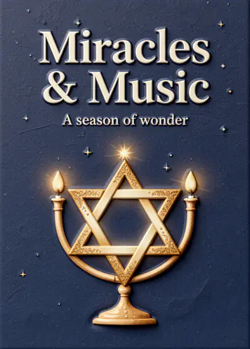Star Of David, Hanukkah card cover