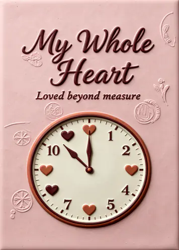 Love U Around Clock, love card cover