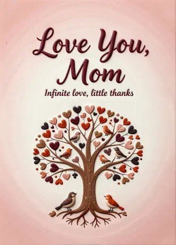 Family Tree, Mother’s Day card cover
