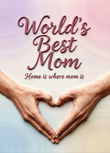 Hands & Heart, Mother’s Day card cover