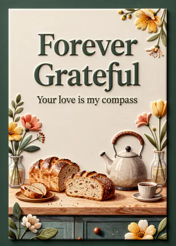 Cozy Kitchen, Mother’s Day card cover