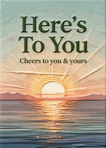 New Dawn, New Year card cover