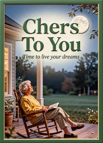 Rocking Chair, retirement card cover