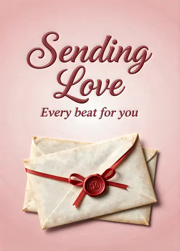 Love Letters, Valentine’s Day card cover